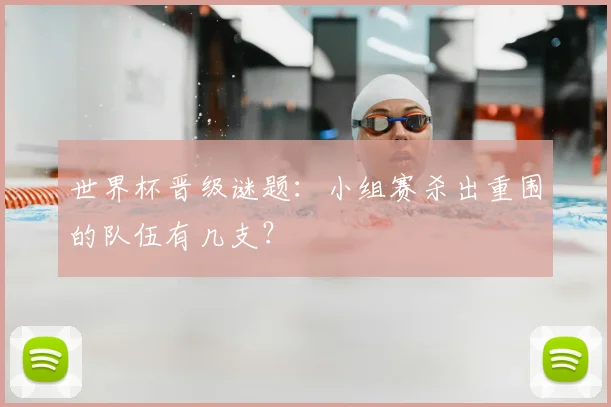世界杯晋级谜题：小组赛杀出重围的队伍有几支？